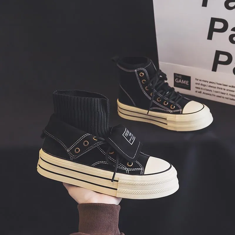 Versatile suede soft sole sneakers