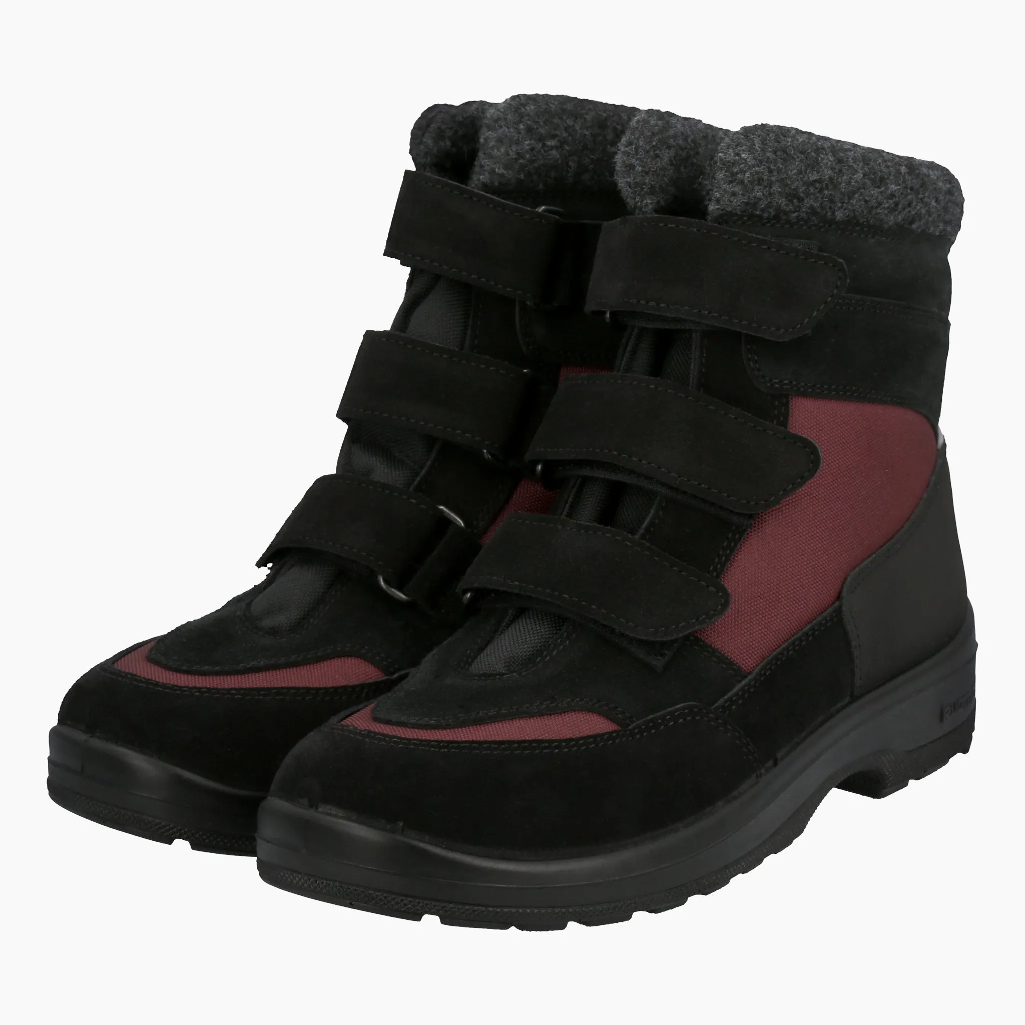 Winter ankle boots Tarra Tuisku, Bordeaux/Black