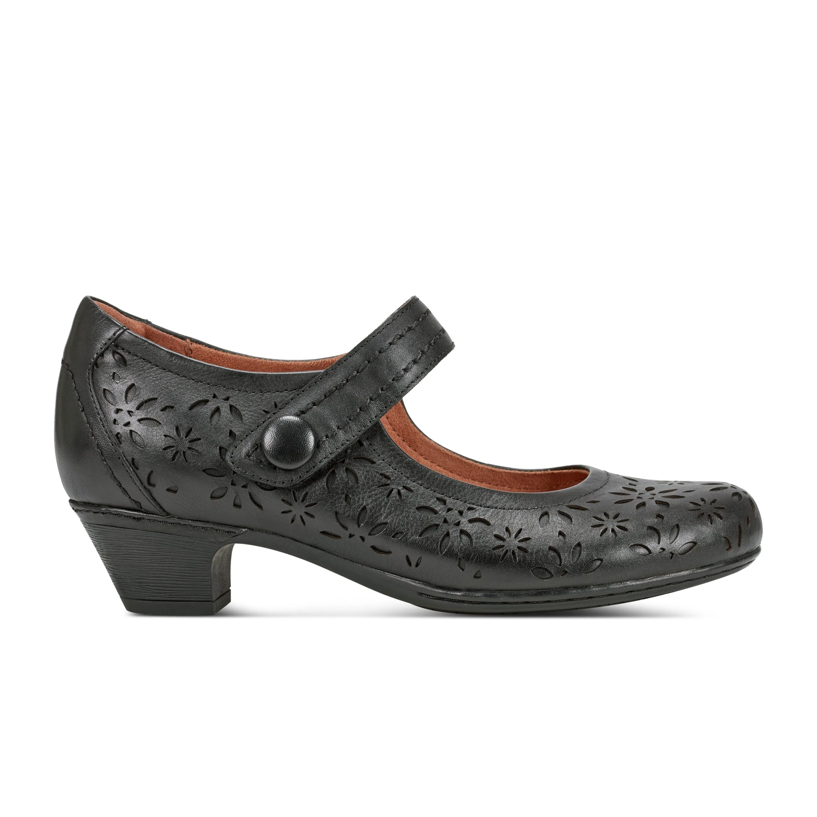 Women's Alesia Perforated Mary Jane Heel