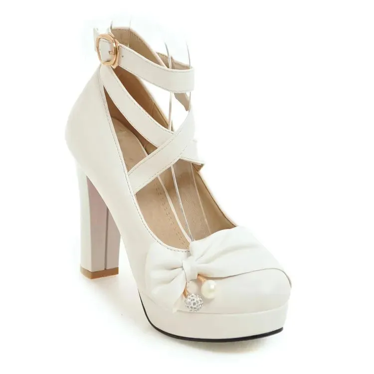 Women's Genuine Leather High Heel Shoes in Sizes 32-43