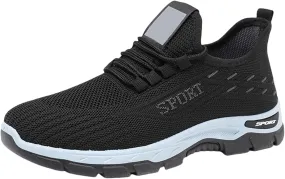 Womens Slip On Sneakers Non Slip Gym Workout Shoes Breathable Mesh Walking Sneakers Lightweight Tennis Fashion Sneaker Sports Workout Gym Shoes for Running Air Cushion Road Running Shoe