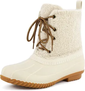 Women's Winter Snow Boots Waterproof Insulated Rain Boots Shearling Faux Fur