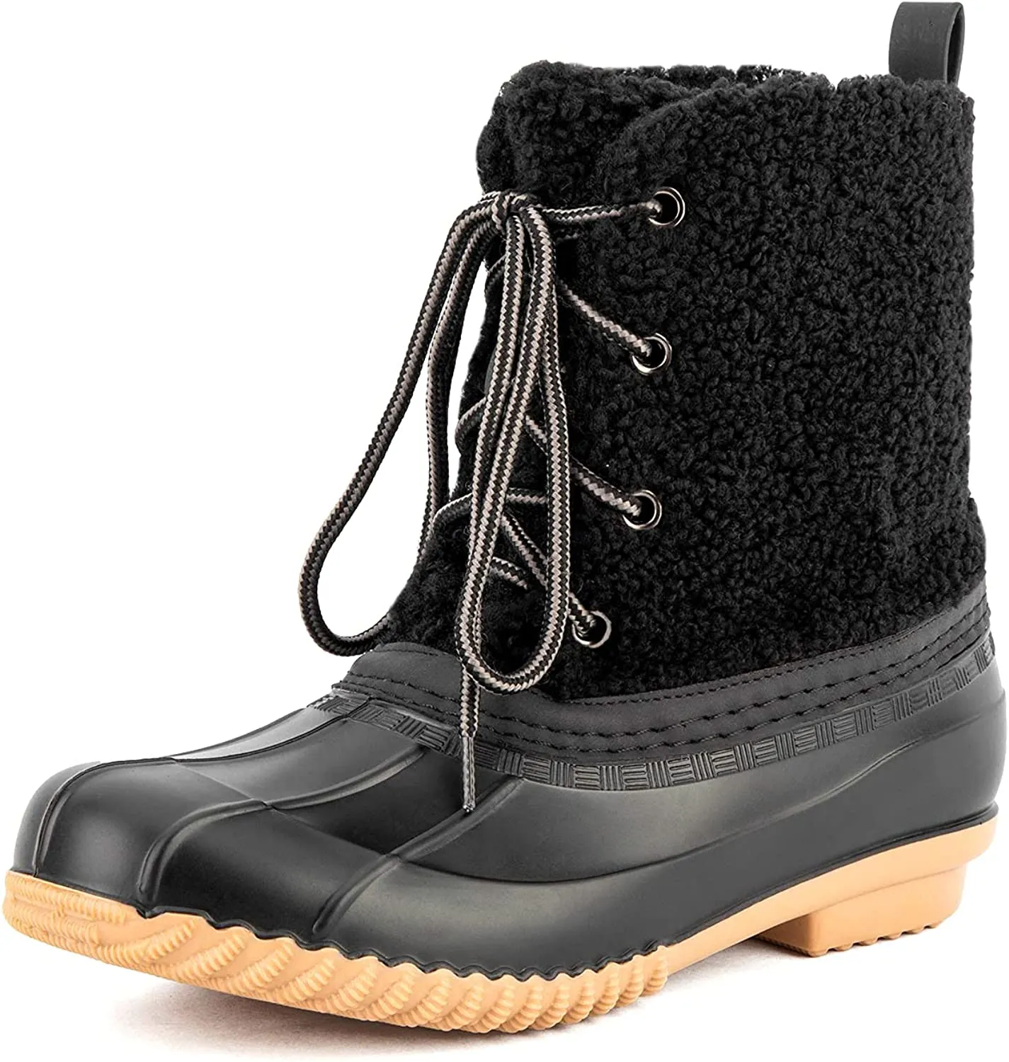 Women's Winter Snow Boots Waterproof Insulated Rain Boots Shearling Faux Fur