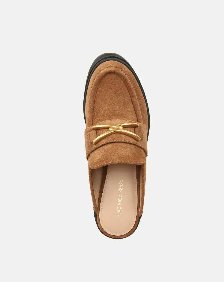 Wynter Suede Loafer Mule