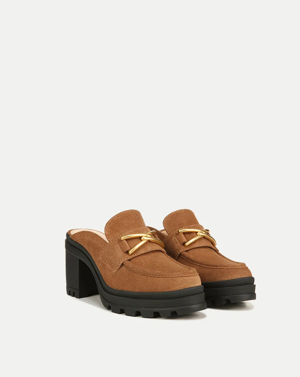 Wynter Suede Loafer Mule